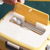 FOOD Lonchera Hermetica Acero Inox Toper Comida Libre Bpa Cuchara