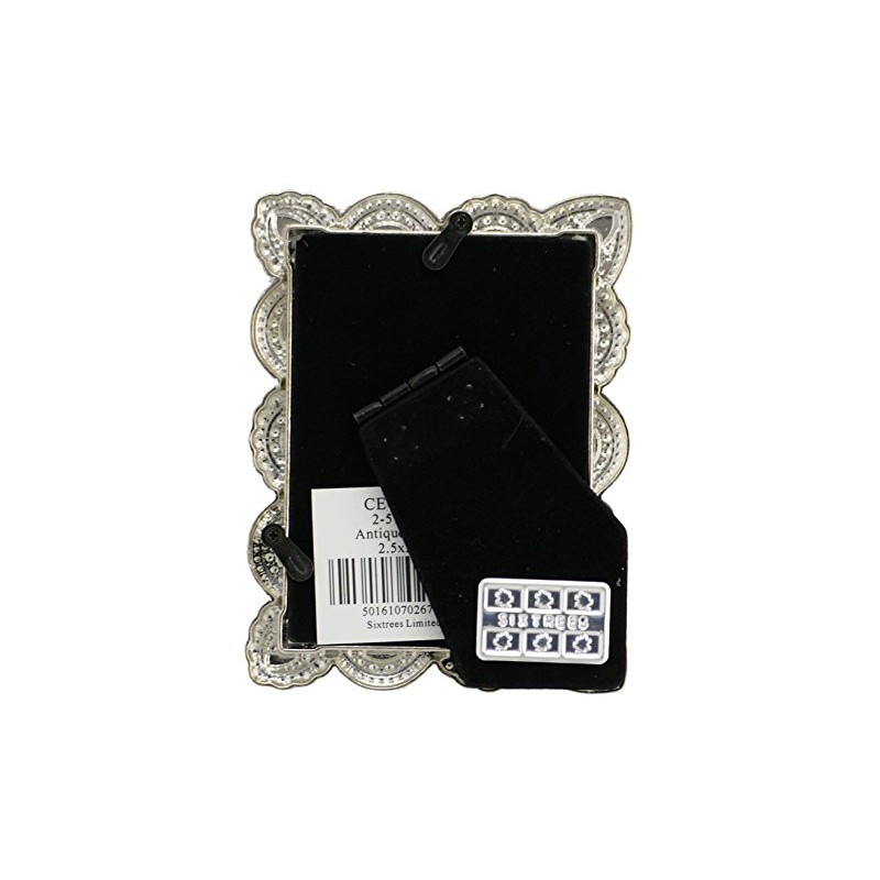 Antique Vintage and Shabby Chic Style silver metal photo frame