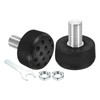 PATIKIL Roller Skate Toe Stops with 0.6'' Bolts, 1 Pair