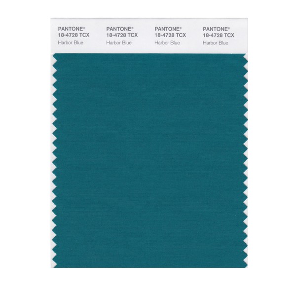 PANTONE Smart 18-4728X Color Swatch Card, Harbor Blue