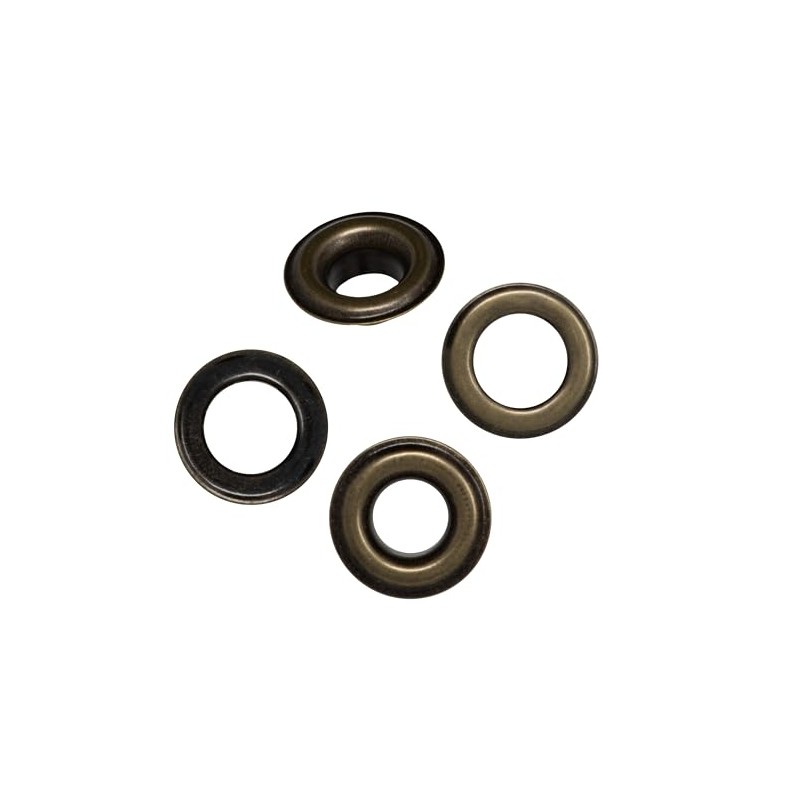Dritz 7/16" Extra-Large, 10 Sets, Eyelets, Antique Brass Count