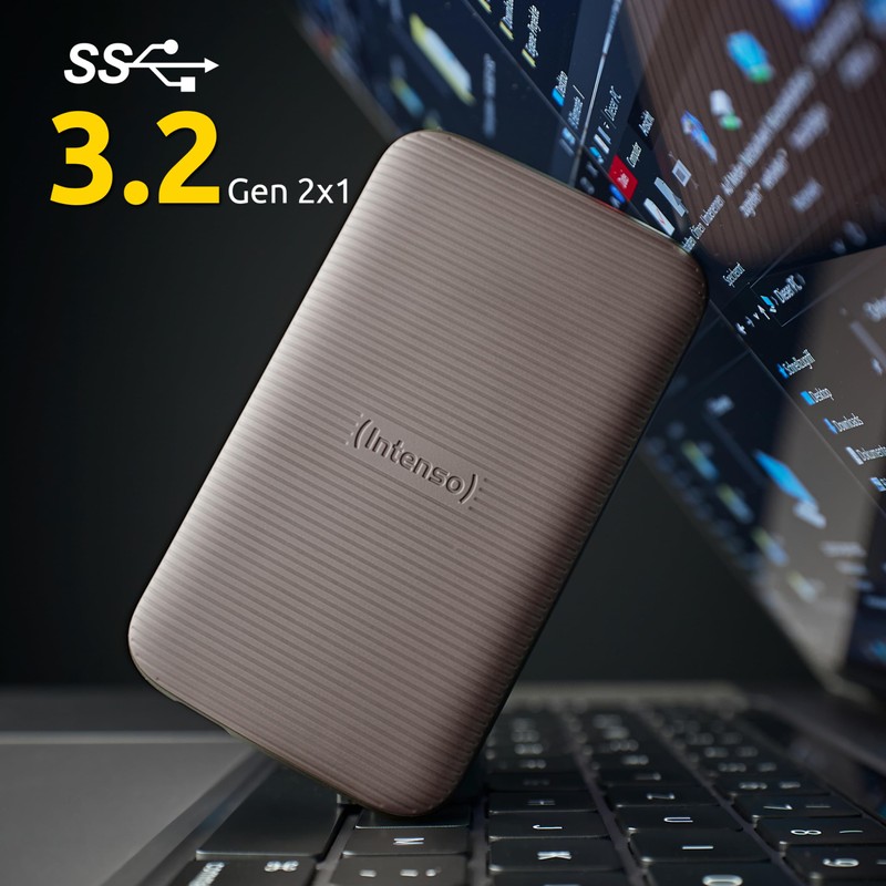 Intenso TX500 External SSD 500GB Portable Solid State Drive Super