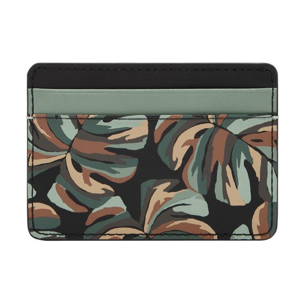 Fossil Bronson Card Case Multi, multi-coloured