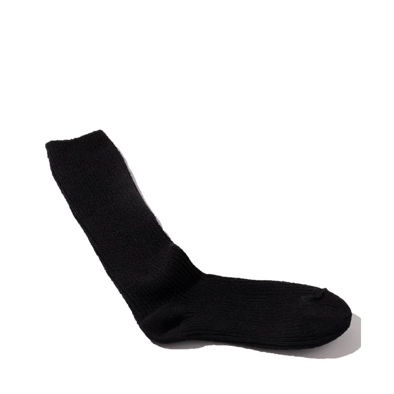YUQRI Crispy Socks, Antibacterial, Deodorizing, Unisex, Black, Free size