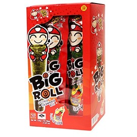 Taokenoi Grilled Seaweed Big Roll -Spicy oz 1.27oz x3pk (Spicy)