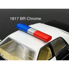 LED Ready Lightbar 1/18 LED Ready AeroDynic Lightbar Dukes Of Hazzard Sheriff Blue Red Police CHP