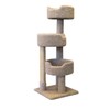 Deluxe Cat Tower with spacious cat perches and scratching post