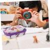Operitacx 15Grid Camera Case Cute Portable Carrying Bag with Zipper