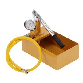 362 PSI Pressure Test Pump, Hydraulic Manual Water Pressure Tester Kit, Hydraulic Pump with Gauge, 25KG Hydrostatic Test Pump for Pipeline, Hydraulic Pressure Test Kit