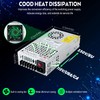 VAYALT DC 12V 41.6A 500W Switching Power Supply, 110V/220 V