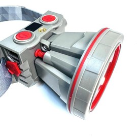 Super Bright Coon Hunting Headlamp, High Lumen LED Headlight with Battery Level Display, Waterproof Rechargeable Spotlight, Hands-Free 2 Light Modes for Hunting & Outdoor Activities (White Light)