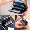BONSYL Slim RFID Blocking Metal Credit Card Holder - Fashionable