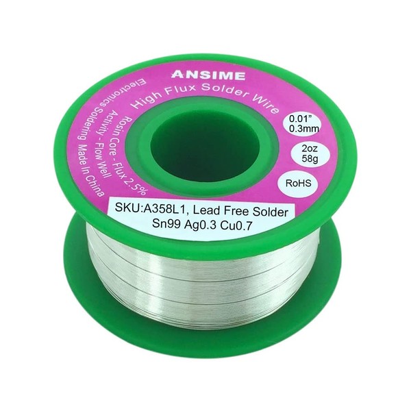 Ultra Fine Solder Wire 0.3mm Lead Free Electronics Solder Wire,