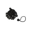 9" Bungee Balls BLACK (50 Pack)