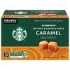 STARBUCKS Caramel Flavoured Ground Coffee K-CUP Pods 10 ct Box