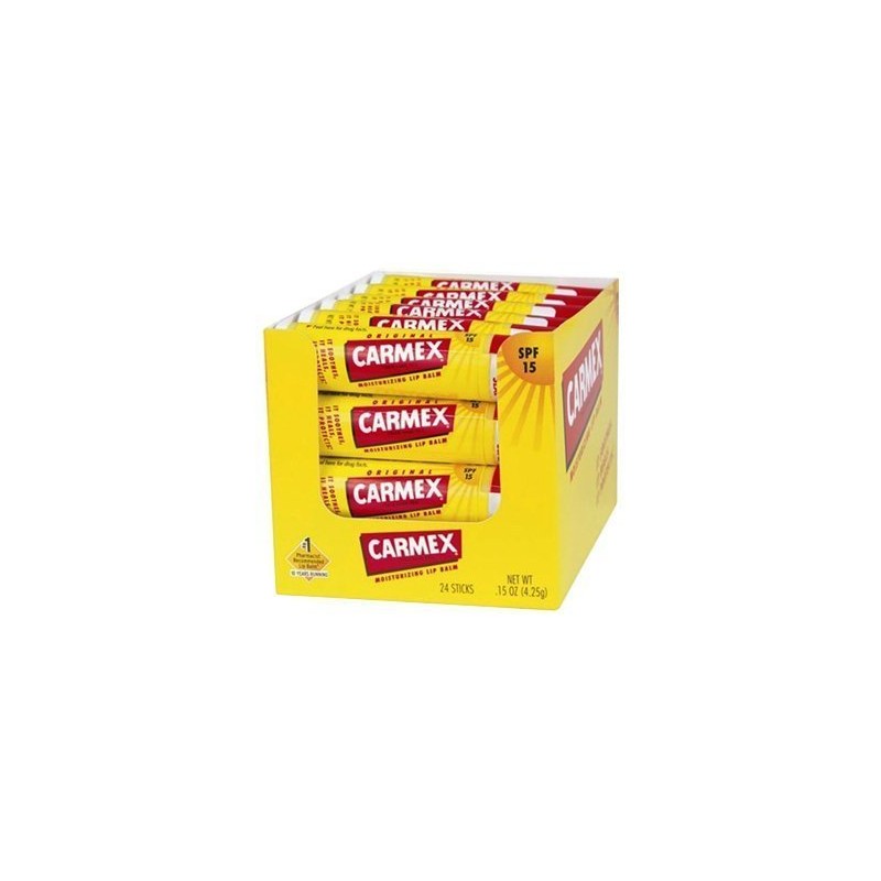 Bálsamo labial Carmex de 15 onzas, paquete de 24