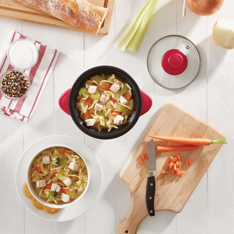 RISE BY DASH RRCM100GBRR04 RED Rice Cooker - Quantity 1