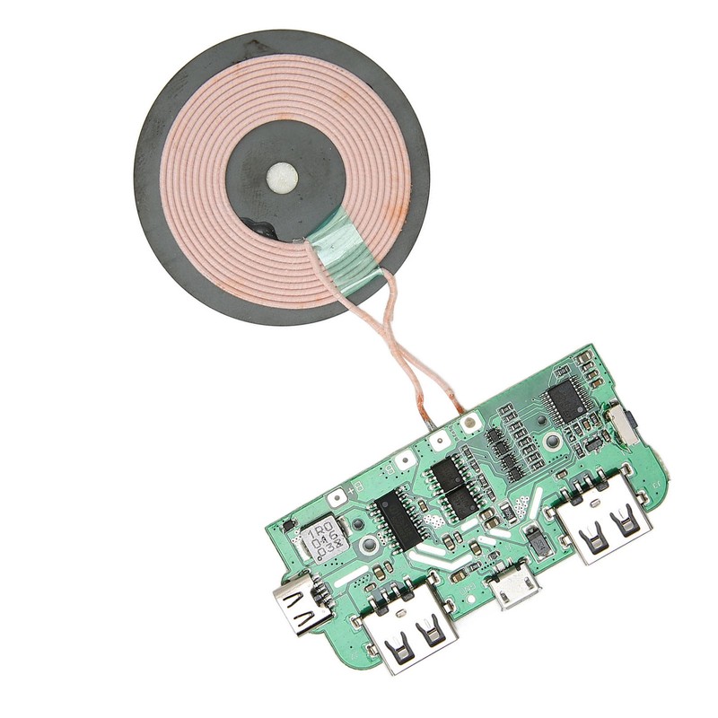 5W Wireless Charging Module Coil PCBA Circuit Board Dual USB