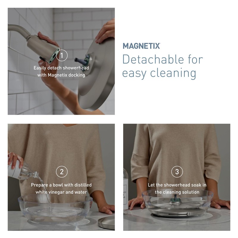 Moen Verso Eco-Performance Round 9” Rain Shower Head with Infiniti