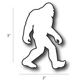 Bigfoot Sticker – Funny Sasquatch Vinyl Decals for Cars, Trucks, Laptops, Water Bottles & Campers – Waterproof & Weatherproof Outdoor Adventure Stickers for Cryptid & Hiking Lovers (Design 4)