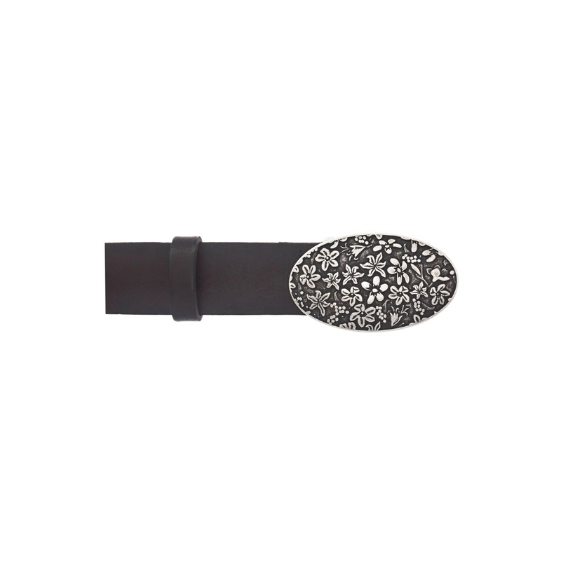 MUSTANG Women's Genuine Leather Belt, black