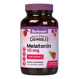Bluebonnet Earthsweet Melatonina 10mg Frambuesa 120 Tabletas