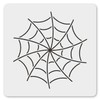 MAGJUCHE Spider Web Stencil 6 Inches, Reusable Stencil for Painting