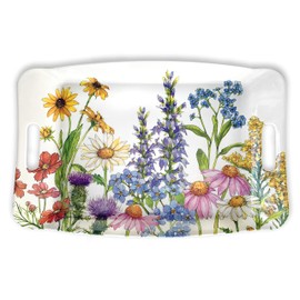 Bamboo Table Wildflowers Eco-Friendly 18" x 12" Serving Tray