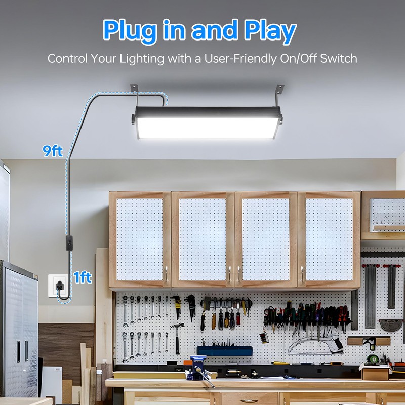 150W Shop Light, 18000LM 6000K Daylight White Super Brighter LED