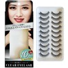 CLEAR EYELASH False Eyelashes, Pine, Large Capacity, 10 Pairs (Sexy