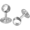 MACHSWON 2PCS Wardrobe Pipe Bracket, Wall Mounted Rail Rod Support