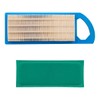 VOANZO 2 x Lawnmower Air Filter Compatible with Briggs and