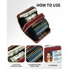 BNMBQKL Credit Card Holder Wallet RFID Blocking, Leather Wallet for