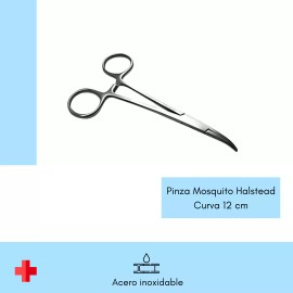 Hergom Pinza Mosquito Halstead Curva 12 Cm