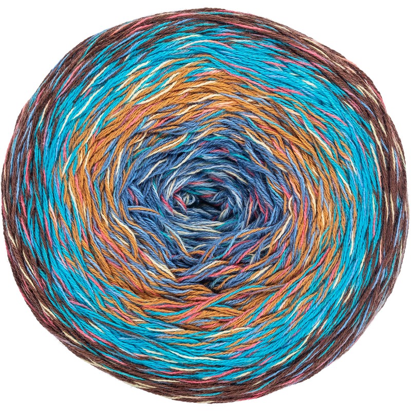 RED HEART E886.9863 It's A Wrap Sprinkles Yarn Blueberry Tart