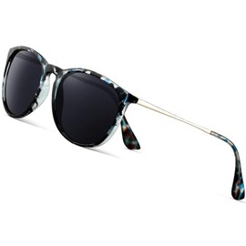 GEELUN Polarized Sunglasses Men and Women UV Protection Classic Sunglasses TR90 Frame UV400 Protection Sun Glasses (Ink blue)