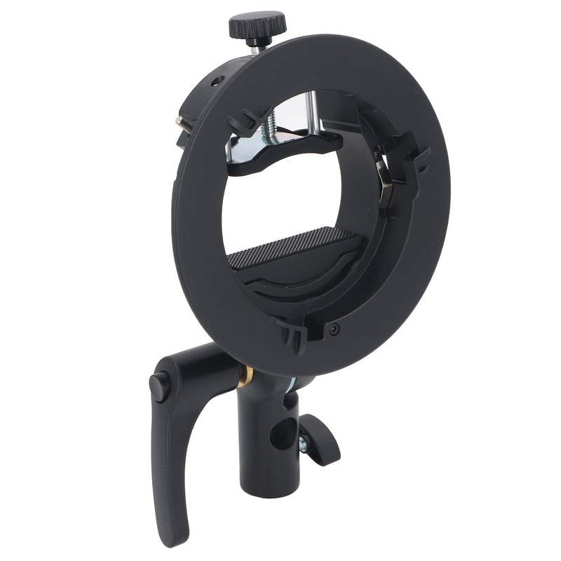 Flash Bracket for Bowens Mount Plastic Metal Round Head Flash