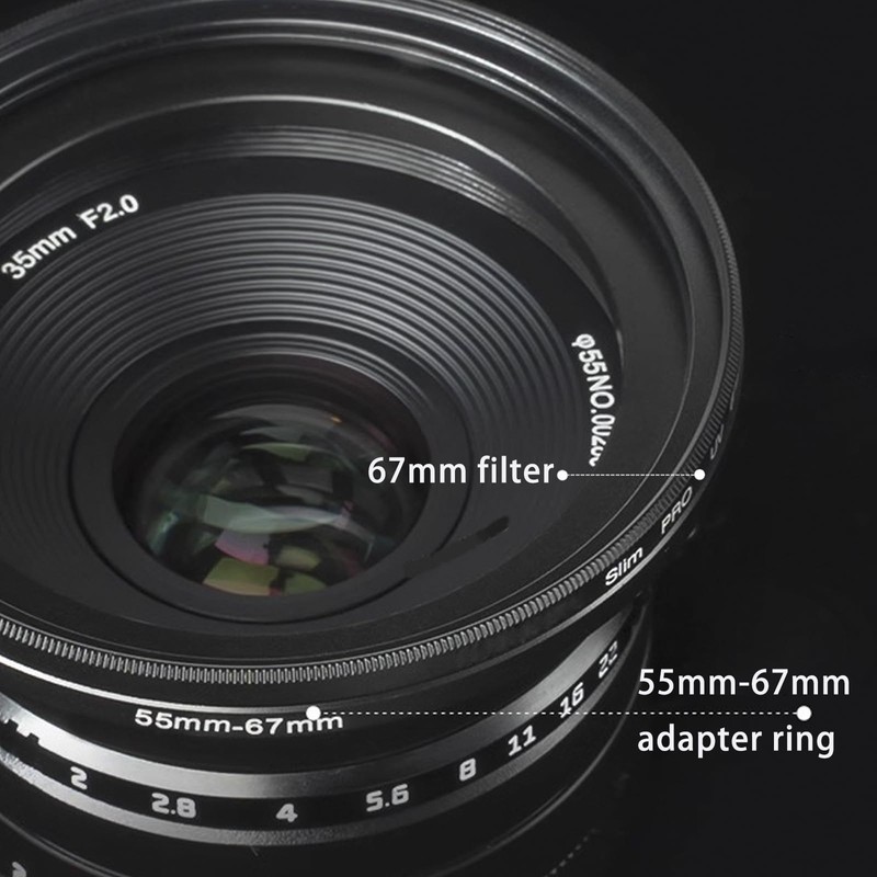 37mm Lens to 62mm Camera Lens Adapter 37mm to 62mm