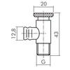 Fitting Parts – Drain and Bleed Valves with Spout up