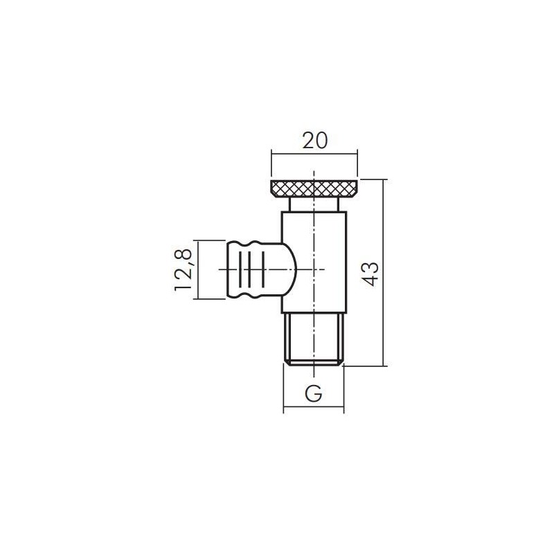 Fitting Parts – Drain and Bleed Valves with Spout up