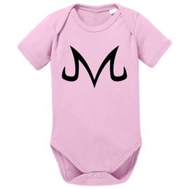 Majin Logo Baby Goku Dragon Son Ball Romper Organic Cotton Body Boys & Girls 0-12 Months -