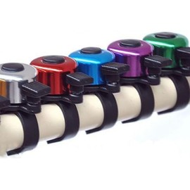 PARENCE.- Set di 2 campanelli per biciclette classiche - Cicalino universale - 2 pezzi, colore casuale