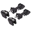 2 Pairs Front Hood Lock Safety Lock & Bracket Hood