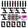 HUAZIZ 41 Pieces Irrigation Connection Kit for Hoses, PE T