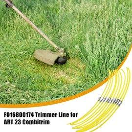 luolety For Bosch F016800174 Trimmer Line, Extra Strong Cutting Thread Grass Trimmer Spool Line Compatible with Bosch ART 23 Combitrim Brush Cutter, 31cm × 3.5mm (20)