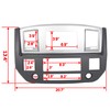 ECOTRIC Stereo Radio Double Din Dash Install Bezel Kit Compatible