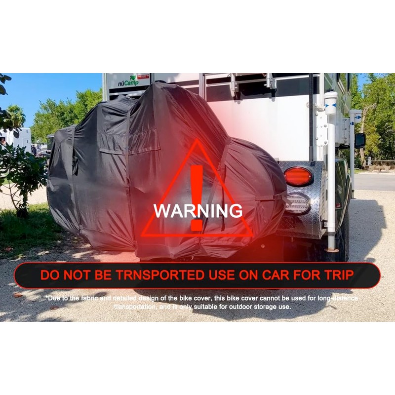 ClawsCover Bike Covers Outdoor Storage Waterproof for 2 Bikes,Heavy Duty