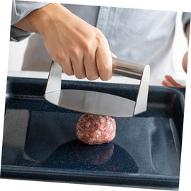 CAXUSD 2Pcs Stainless Steel Burger Patty Maker Burger Press with Non Stick Surface for Even Sized Patties Durable Meat Press Molds for Kitchen Cooking and Grilling