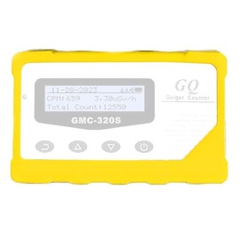 GQ GMC Digital Geiger Counter Nulcear Radiation Detector Drop-Proof Silicone Case (Black, Green, Yellow) (Yellow)