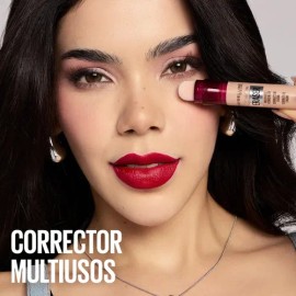 Maybelline Instant Age Rewind Corrector Facial 3 en 1, Borra Ojeras y Líneas Finas, Cubre Imperfecciones, Corrige, Contornea e Ilumina, Cobertura Medi